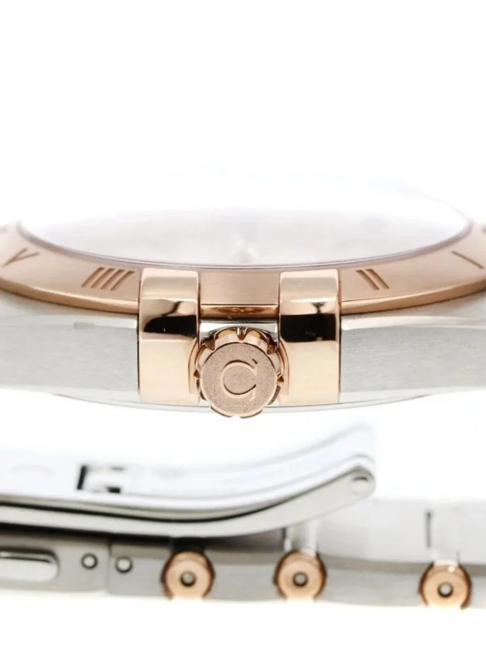 OMEGA Constellation 131.20.36.60.02.001 K18PG 2 tone Quartz Men's Watch_972025